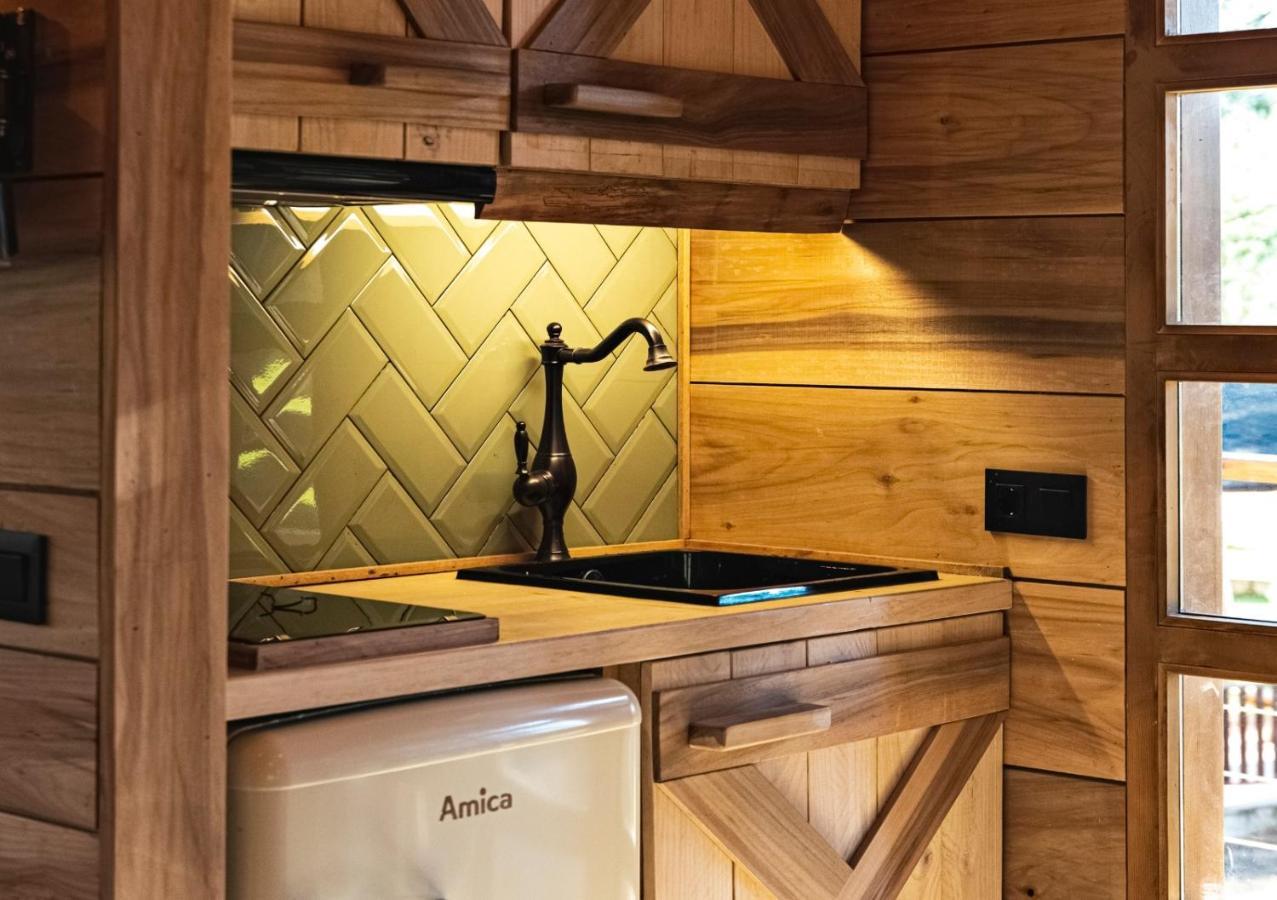 Cabanas Rurales Los Barrancos Villalba de la Sierra Ngoại thất bức ảnh
